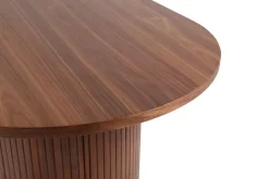 Bianca ovalt matbord 200x90 cm - Valnöt