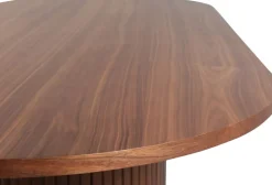 Bianca ovalt matbord 200x90 cm - Valnöt