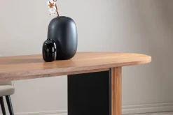 Bianca ovalt matbord 200x90 cm - Valnöt