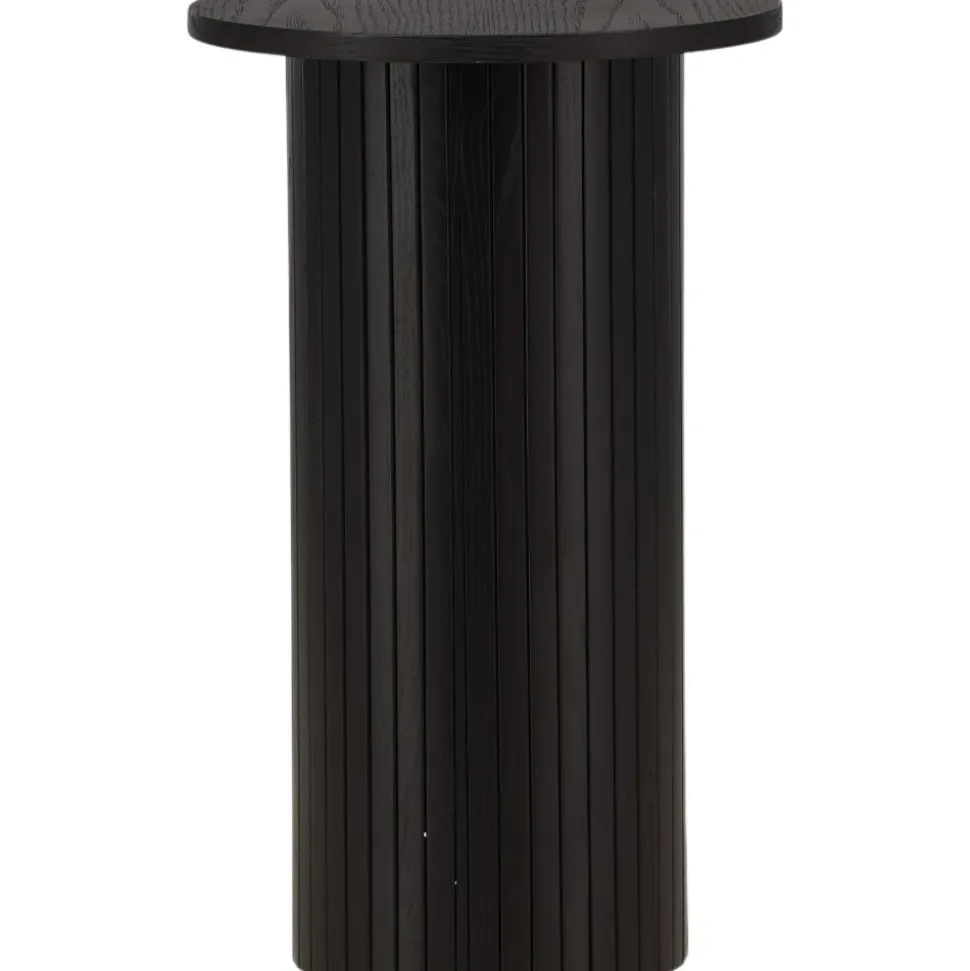 Bianca sidobord Ø40 cm - Svart