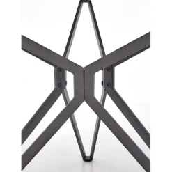 Bibbi runt matbord Ø120 cm i vit högglans