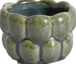 Big Bouble ljuslykta 3-pack - Grön (Glansig)