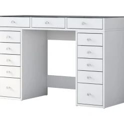 Bijou sminkbord 5 - 120 x 44,5 cm - Vit