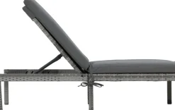 Bilbao solsäng - Grå + Textilskydd för utemöbler