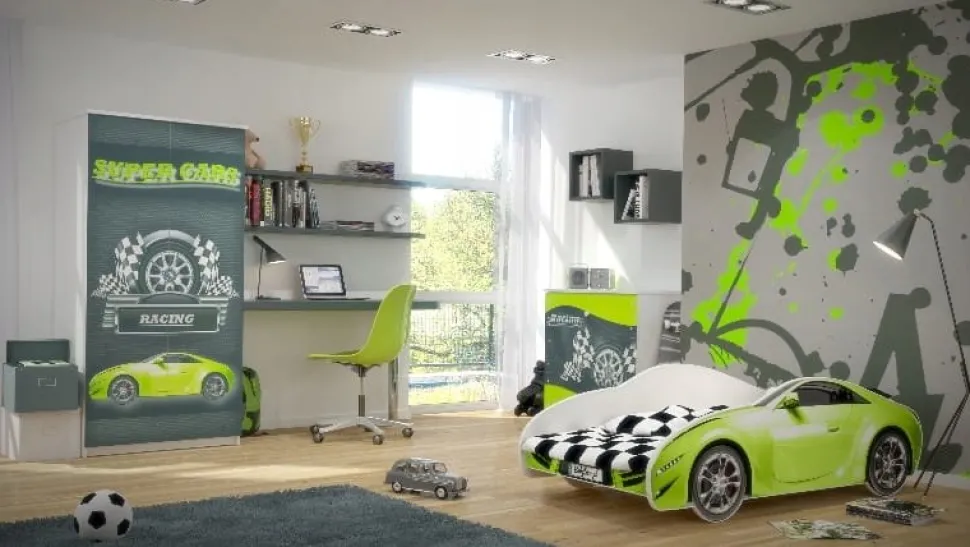 Bilsäng 80 x 160 cm - Grön