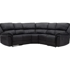 Biosoffa recliner i svart PU