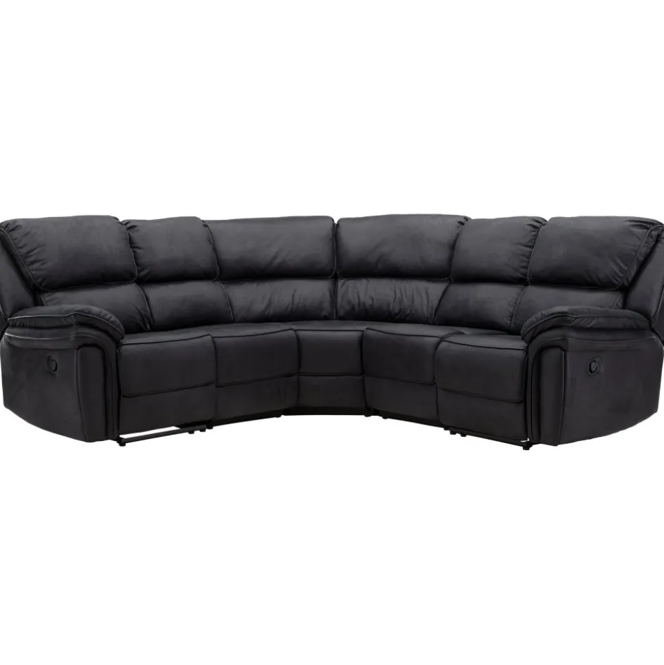 Biosoffa recliner i svart PU