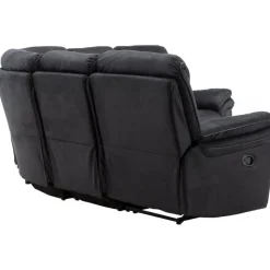 Biosoffa recliner i svart PU