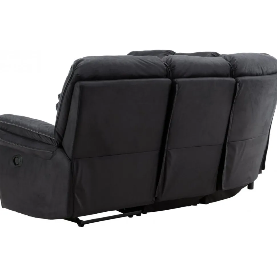 Biosoffa recliner i svart PU