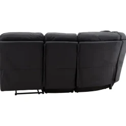 Biosoffa recliner i svart PU