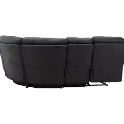 Biosoffa recliner i svart PU