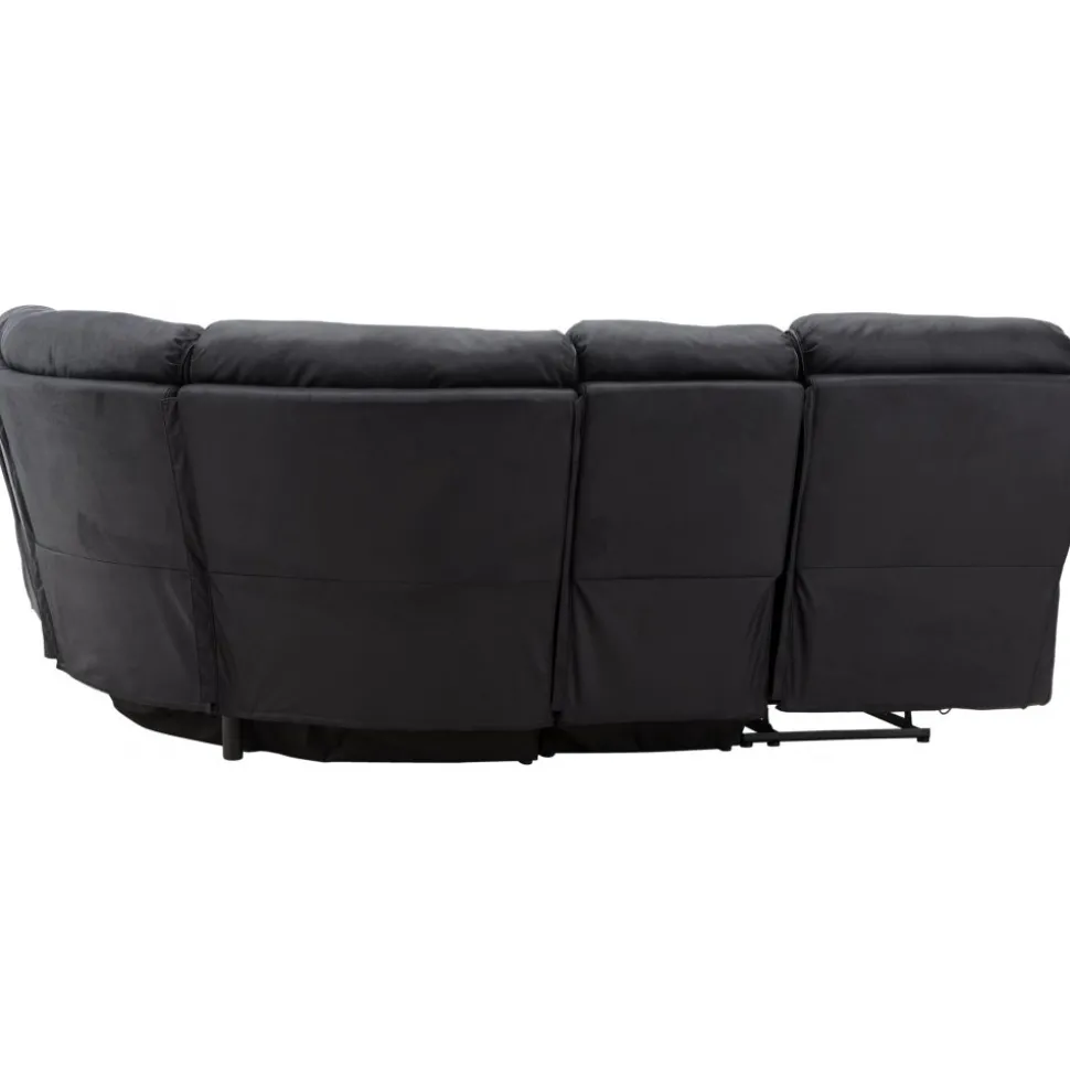 Biosoffa recliner i svart PU