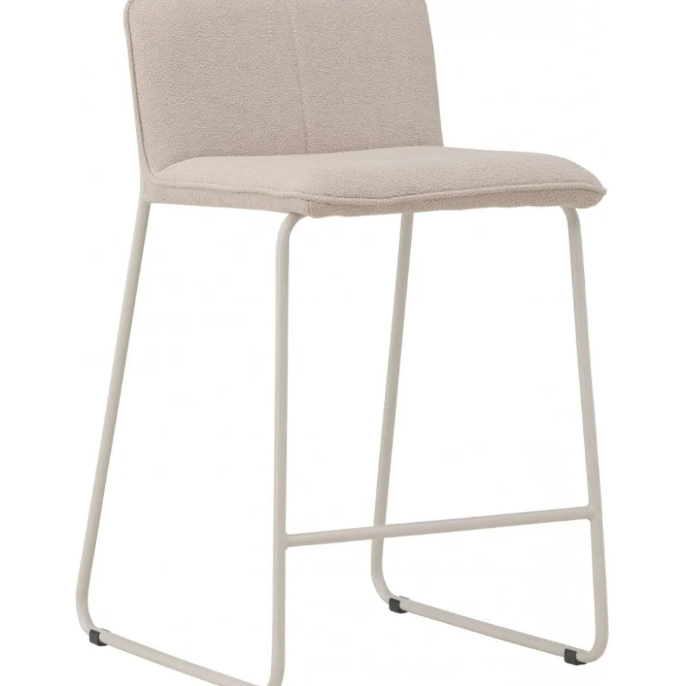 Bisbee barstol - Beige bouclé