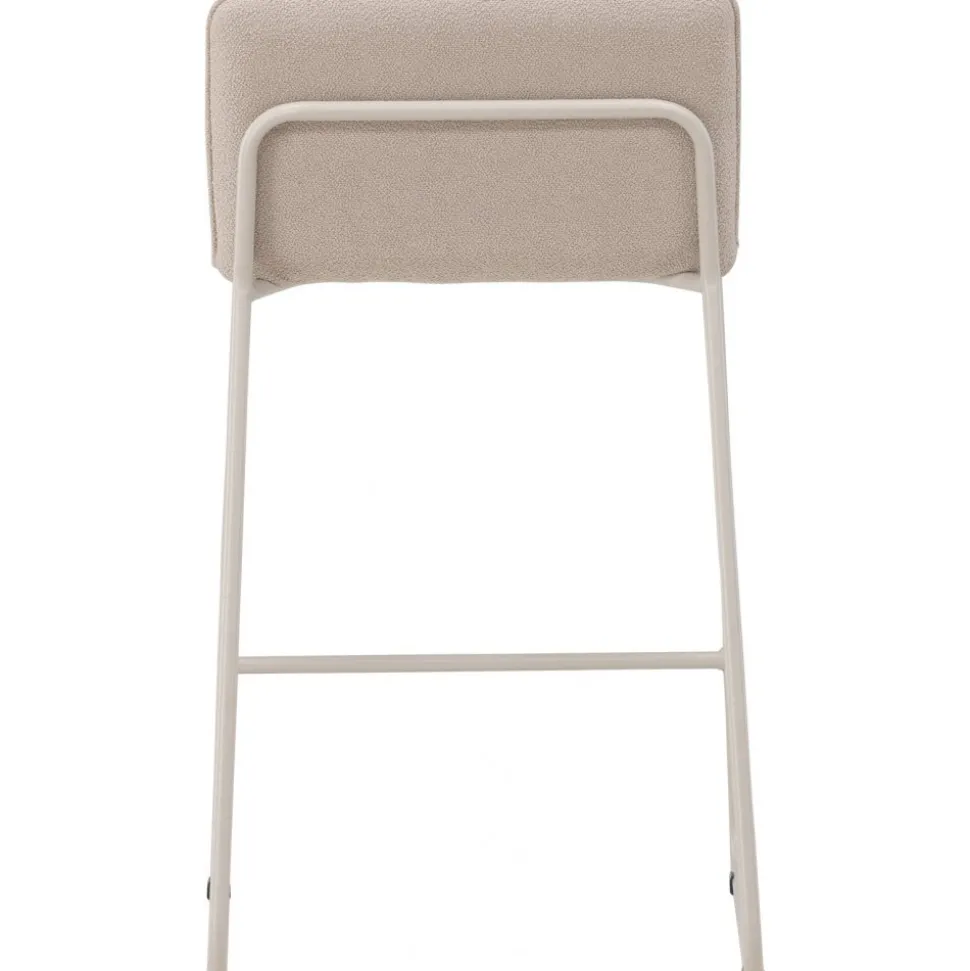 Bisbee barstol - Beige bouclé