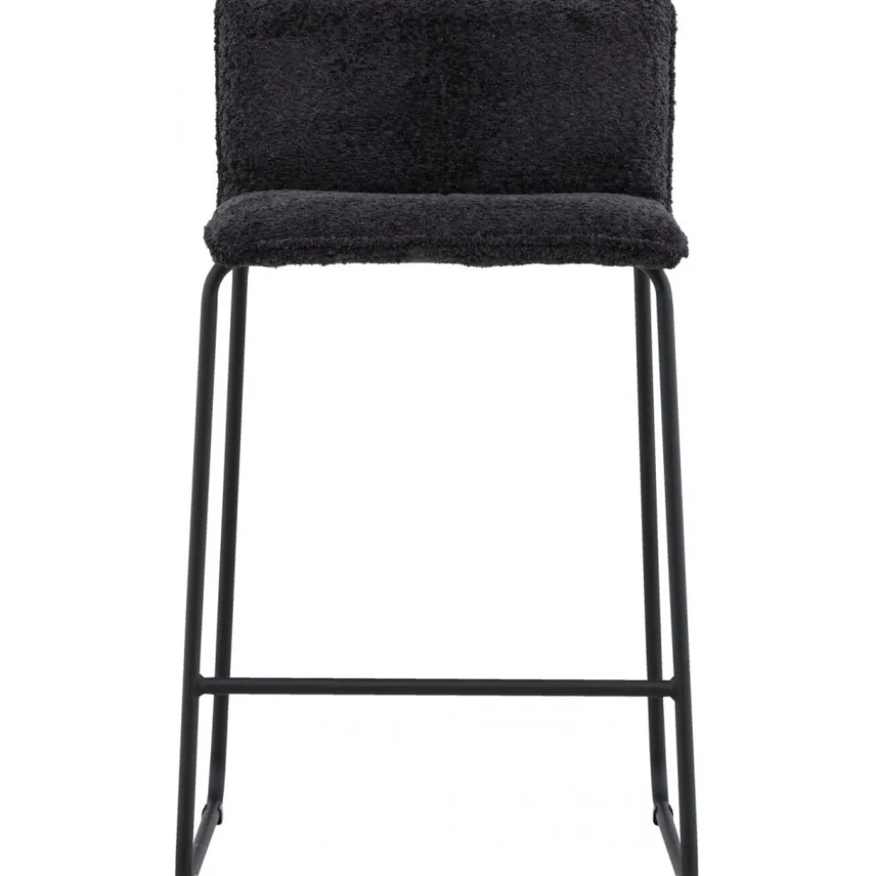 Bisbee barstol - Svart bouclé