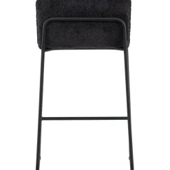 Bisbee barstol - Svart bouclé