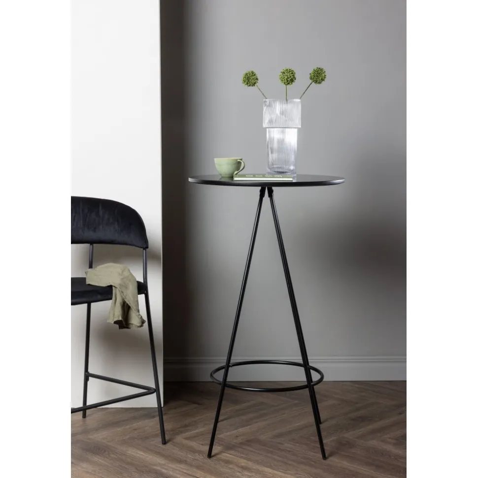 Bistro barbord Ø60 cm - Svart