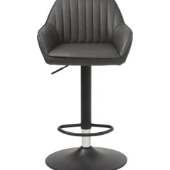 Blocks barstol i grått PU sitthöjd 75-89 cm