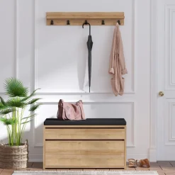 Bobby hallmöbel - Ek/svart