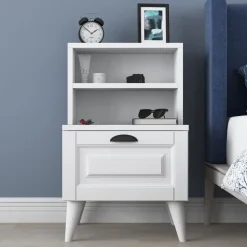 Bodö sängbord - Vit