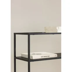 Bogota sidobord 30 x 80 cm - Svart