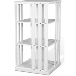 Boksnurra vit - Roterbar 360º - höjd 100 cm