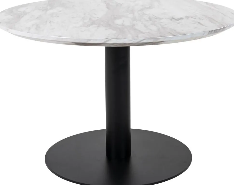 Bolzano Soffbord 70 x 70 cm - Marmorimitation/svart