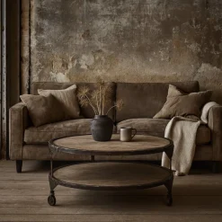 Bombay runt soffbord Ø90 cm - Vintage + Möbeltassar