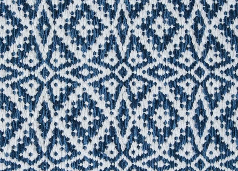 Bomullsmatta Davina - Blå