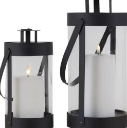 Bondi lykta - Svart - 2 st