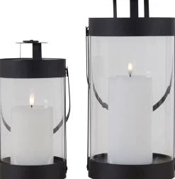 Bondi lykta - Svart - 2 st