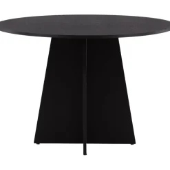 Bootcut matbord Ø110 cm - Svart