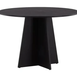 Bootcut matbord Ø110 cm - Svart