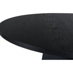 Bootcut matbord Ø110 cm - Svart