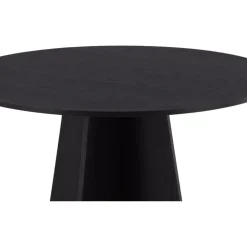 Bootcut matbord Ø110 cm - Svart