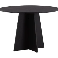 Bootcut matbord Ø110 cm - Svart