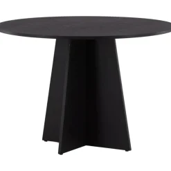 Bootcut matbord Ø110 cm - Svart