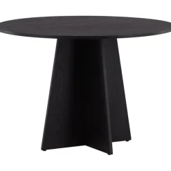 Bootcut matbord Ø110 cm - Svart