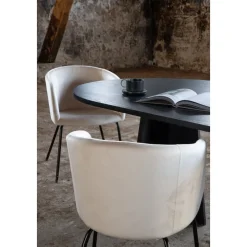 Bootcut matbord 230 x 115 cm - Svart