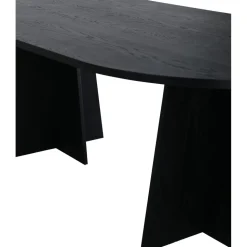 Bootcut matbord 230 x 115 cm - Svart