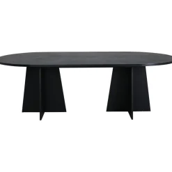 Bootcut matbord 230 x 115 cm - Svart