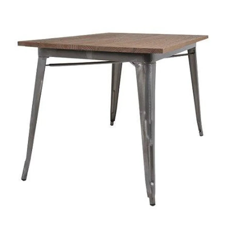 Bord i metall 120x75 cm - Alm/metall