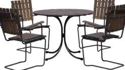 Bord till Matgrupp Vaxholm i fjäderstål (Europa producerad) - Brun