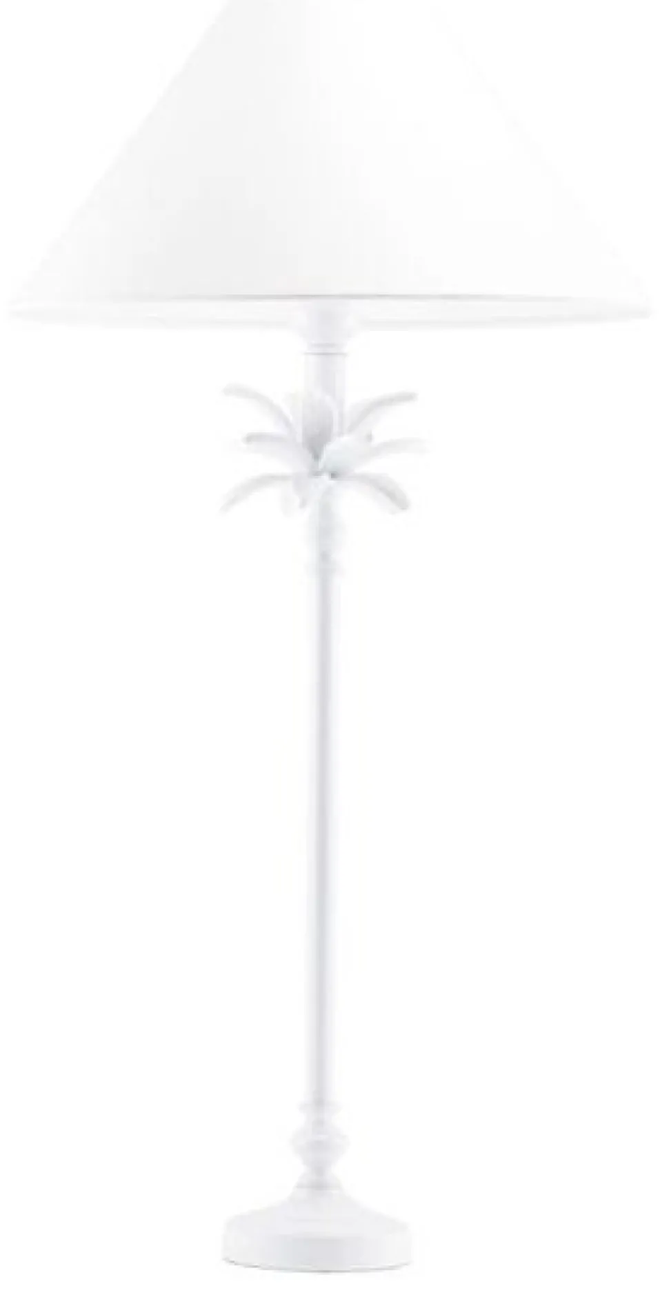 Bordslampa höjd 74 cm - Vit