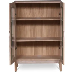 Borgholm vitrinskåp i whitewash