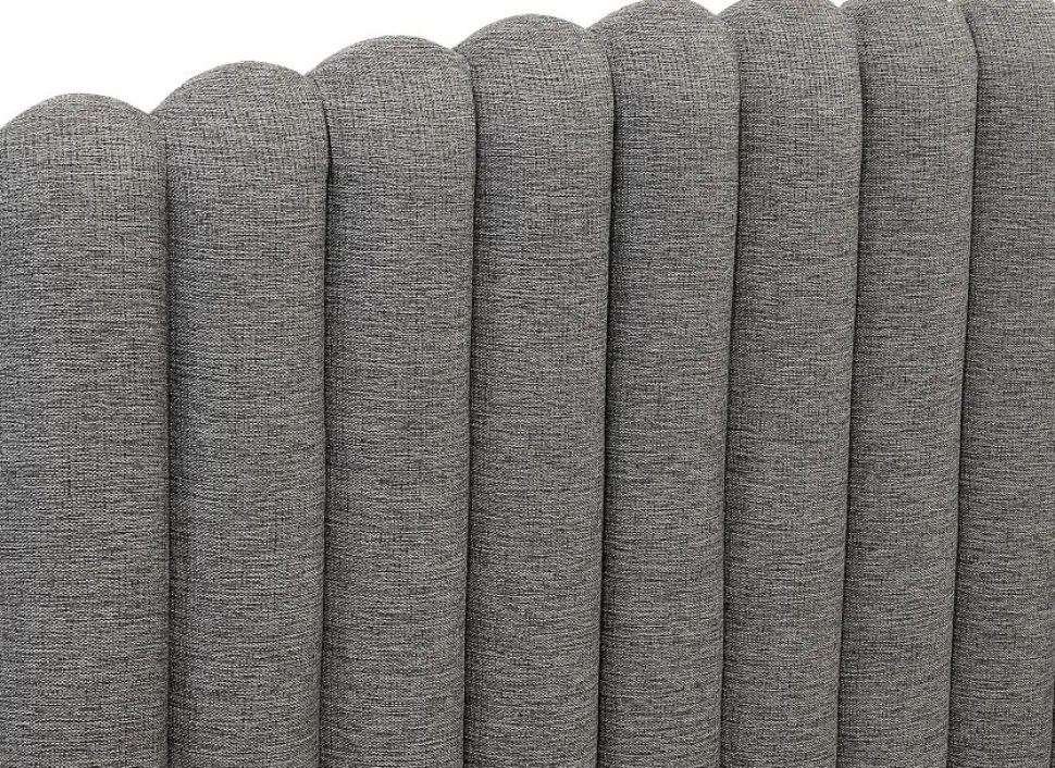 Bornholm sänggavel (Grått tyg) - Valfri bredd