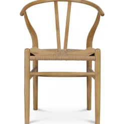 Brandon matstol - Natur / Repsits + Möbeltassar