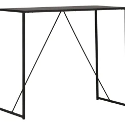 Brea barbord 120 x 60 cm - Svart