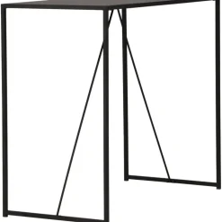 Brea barbord 120 x 60 cm - Svart