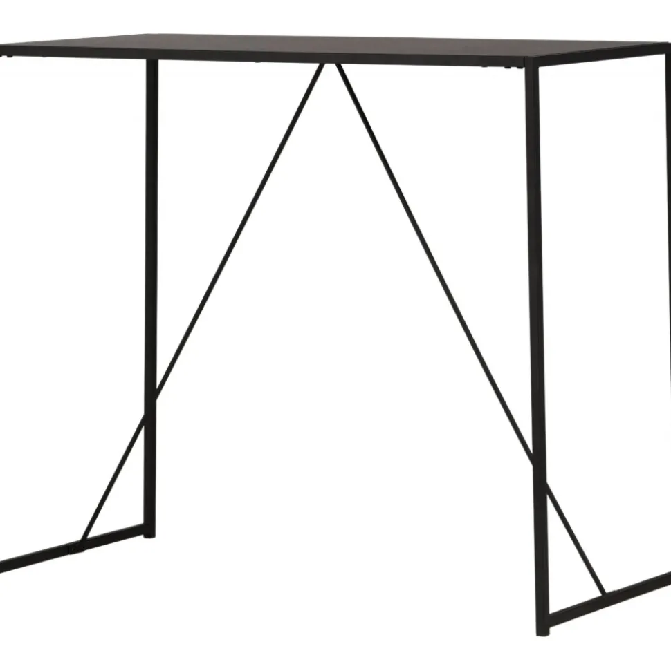 Brea barbord 120 x 60 cm - Svart